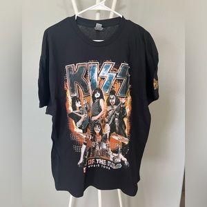 KISS End of the Road world tour graphic tee